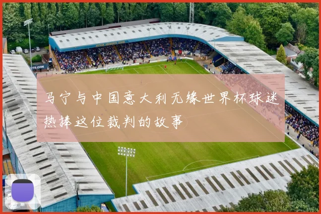 马宁与中国意大利无缘世界杯球迷热捧这位裁判的故事