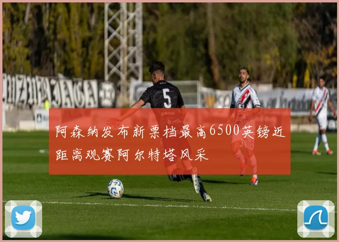 阿森纳发布新票档最高6500英镑近距离观赛阿尔特塔风采